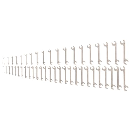 Tekton Angle Head Open End Wrench Set, 46-Piece (1/4 - 1-1/4 in., 6 - 32 mm) WAE93003